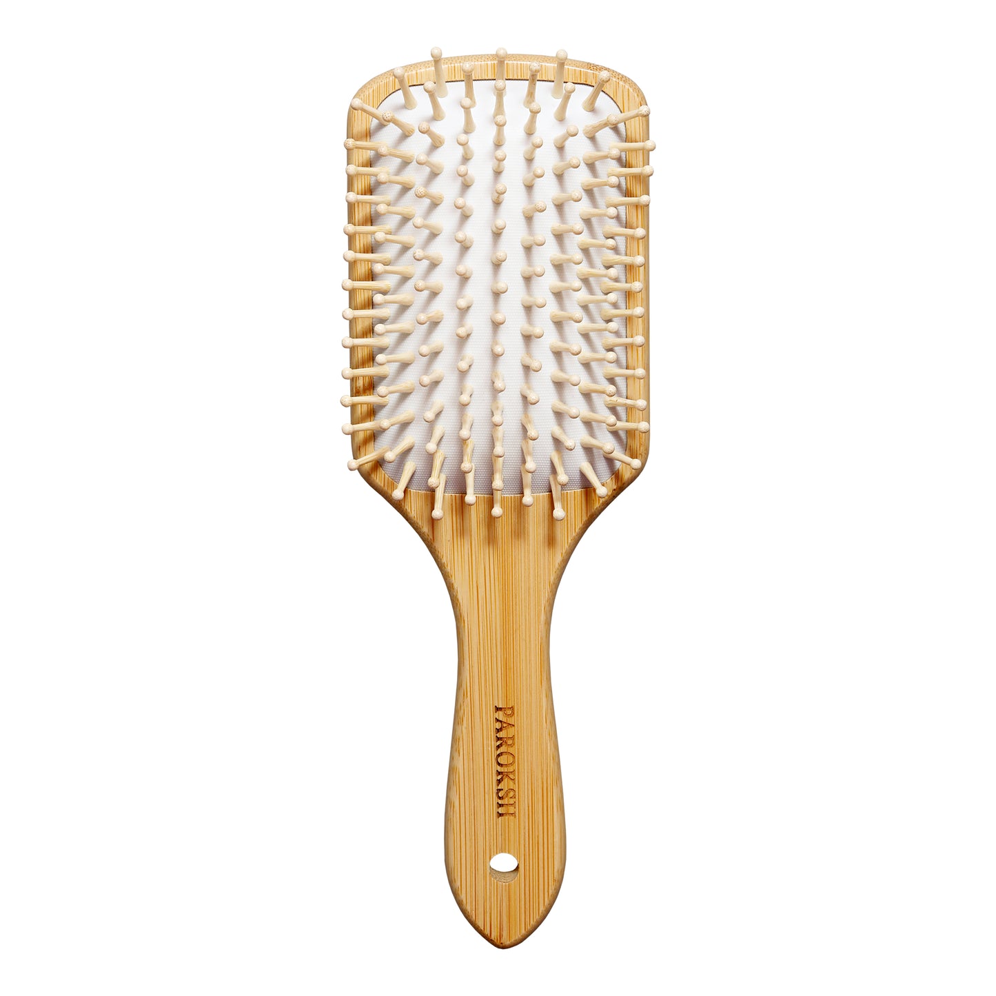 Paroksh Wooden Brush with Bamboo Bristles for Hair Growth, Curly Hai