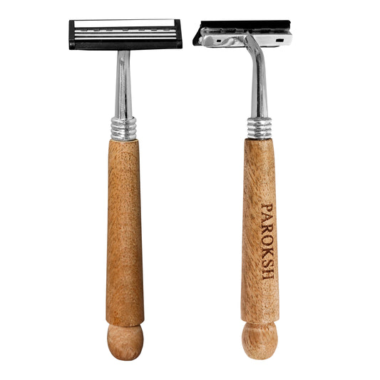 Paroksh Wooden Double Edge Safety Razor