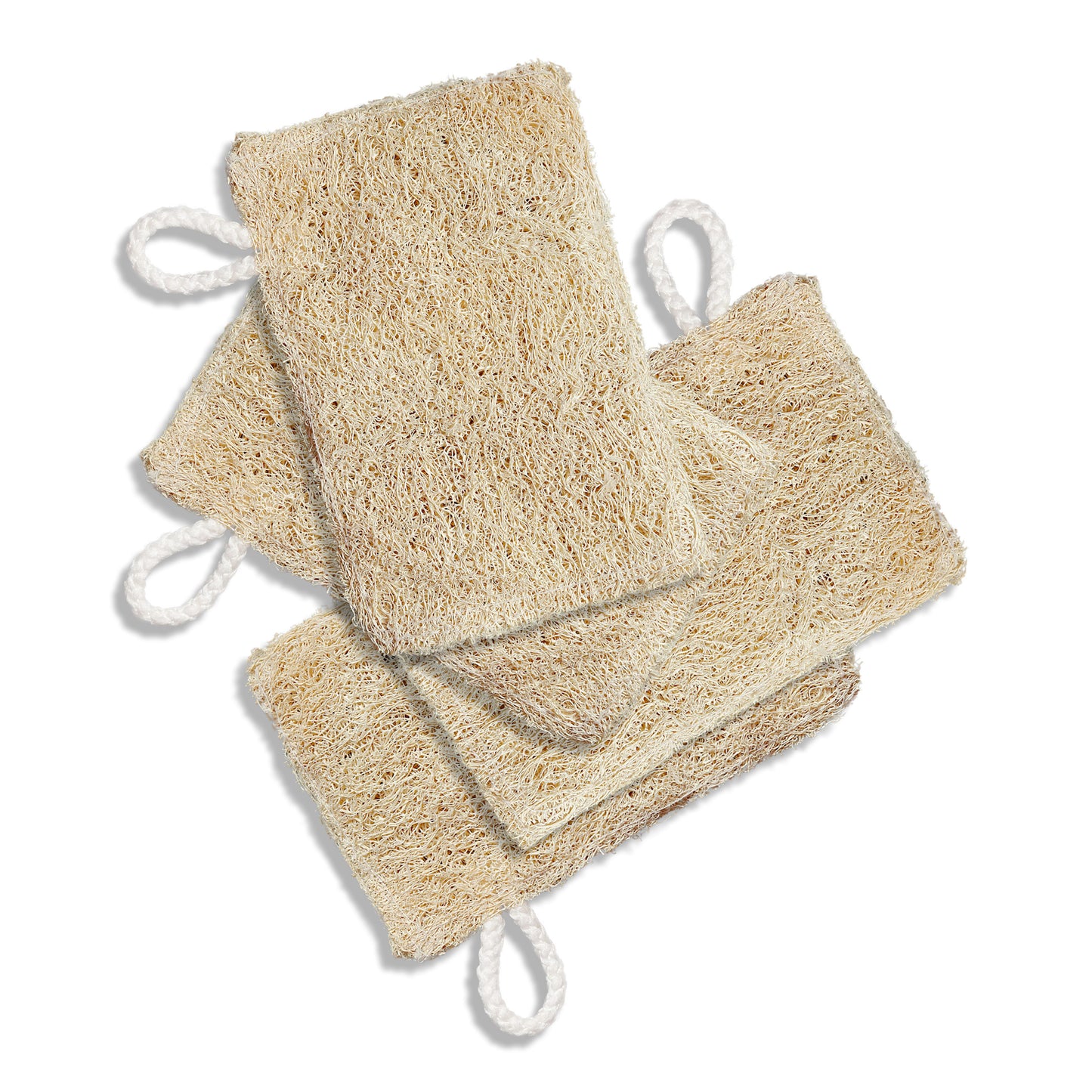 Paroksh Natural Luffa Sponge | Handmade Loofahs for Bathing and Exfoliating Pack of 3