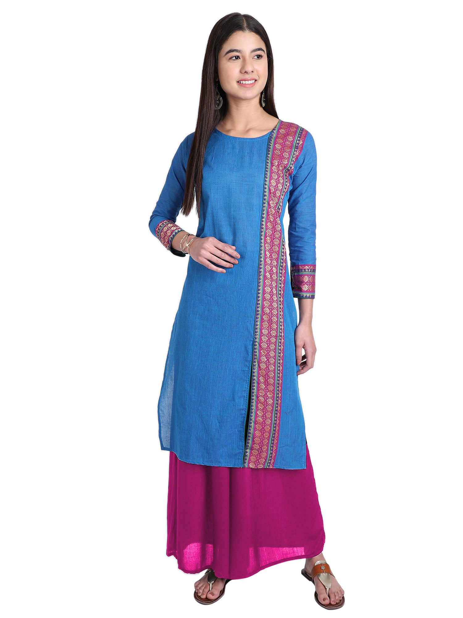 Plazo with long on sale kurta